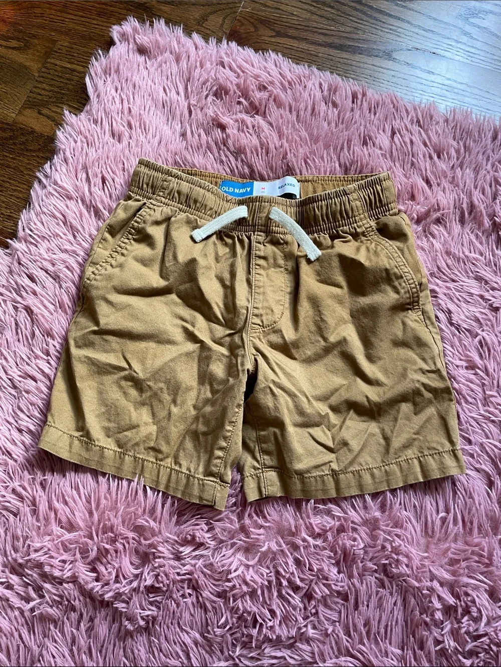 Old Navy Boys' Drawstring Shorts in Tan
